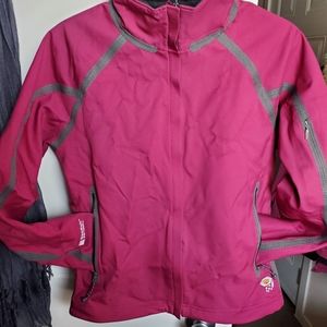 Mountain Hardware, soft shell, fleece lined jacket